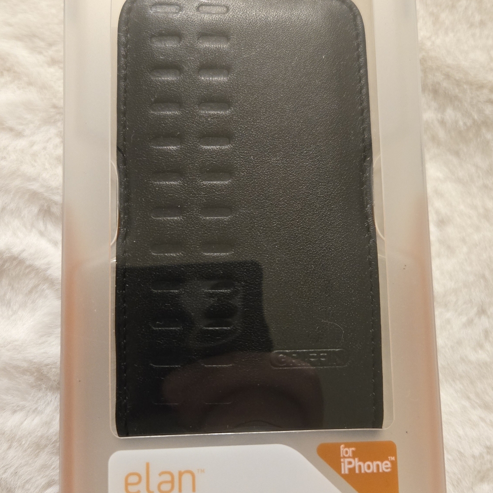 Griffin Elan Holster Leather Case Protection iPhone 2G Original Black New In Box